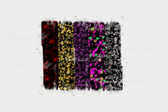Download Neon Splatter Brush Stroke Background - Neon Collection