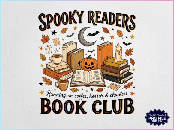 Download Spooky Readers Book Club Halloween PNG - Club Collection