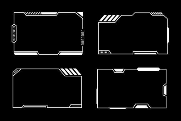 Download Streaming Overlay Borders Frame Scifi - Border Collection