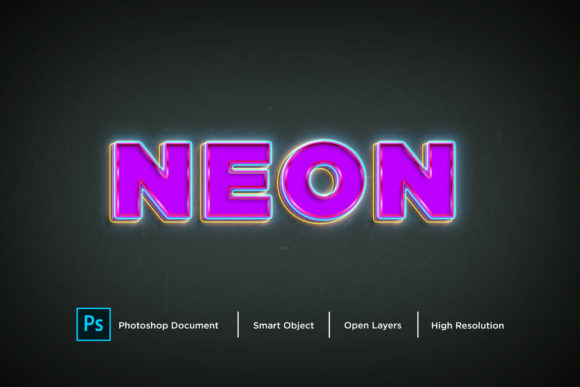 Download Neon Text Effect Layer Style - Neon Collection