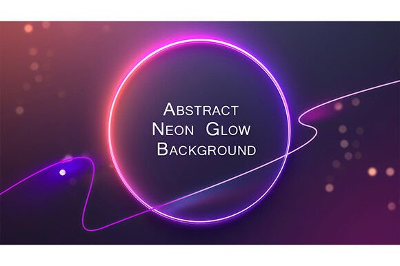 Download Abstract Neon Glow Background - Neon Collection