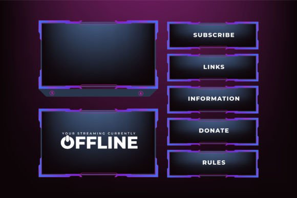 Download Live Streaming Screen Border Design - Border Collection