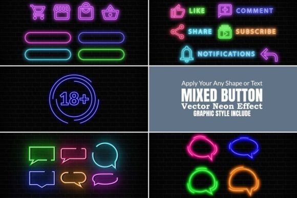 Download Illustrator Neon Effect - Neon Collection