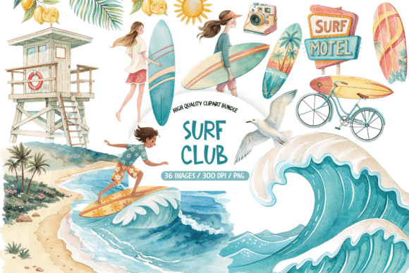 Download Surf Club Clipart - Club Collection