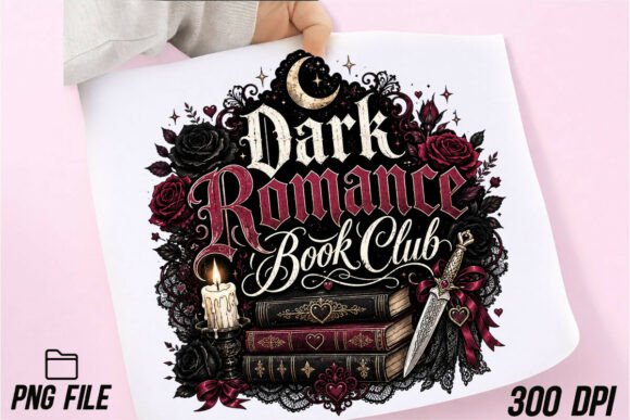 Download Dark Romance Book Club PNG Sublimation - Club Collection