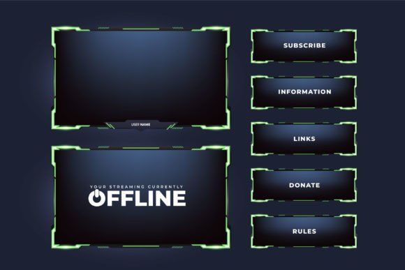 Download Online Game Screen Border Design Vector - Border Collection