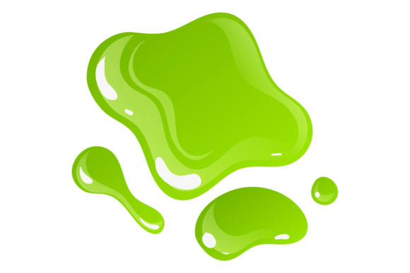Download Glossy Green Paint Stain. Shiny Slime Bl - Glossy Collection