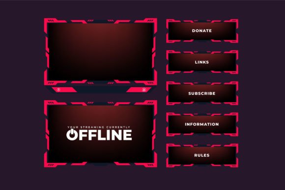 Download Live Red Color Screen Border Design - Border Collection