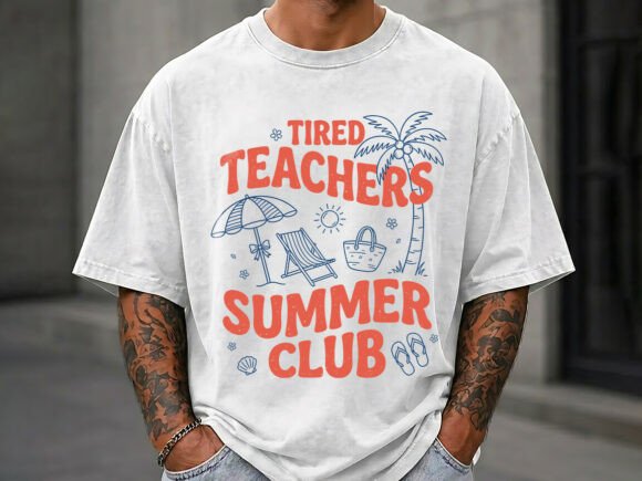 Download Tired Teachers Summer Club Teacher Png - Club Collection
